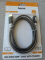 Hama 1,5 M 4K Ultra HD Highspeed HDMI Cable with Ethernet gold plated 18 Gbps