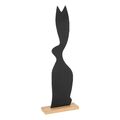 Osterdeko Hase große Deko Figur Ostern Osterhase aus Holz und Aluminium 55 cm