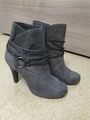 Tamaris Stiefeletten, Stiefel, grau, Gr. 38