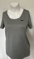 Nike Sport T-Shirt Gr. M 38-40 Grau Ausschnitt DriFit