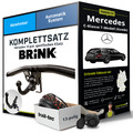 Für MERCEDES C T-Modell S204 AMG Anhängerkupplung abnehmbar +eSatz 13pol 07- Kit