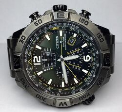 Citizen AT8227-56X Promaster Navihawk Funksolaruhr Saphirglas Flieger Garantie