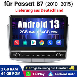 Android 13 Autoradio für VW Passat B6 B7 CC DAB+ Carplay GPS Navi 2+64G USB BT