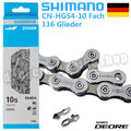 Shimano MTB Fahrrad 10/11 Fach Kette HG54HG95HG701 MTB Fahrradkette 116 Glieder~