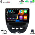 DAB+ Für Peugeot 107 2005-2014 Android 11 Autoradio GPS Navi BT CarPlay +KAM/MIC