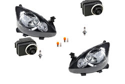 Scheinwerfer passend für Toyota Aygo B10 07/05- Leuch. Links Rechts + Stellmotor