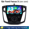 Carplay Für Ford Focus 3 11-2019 9"Android 13 Autoradio GPS Navi WIFI DAB+ 2+64G