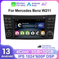 Android 13 Autoradio CarPlay DAB+ GPS BT Für Mercedes Benz EClass W211 W219 E200