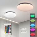 LED Deckenleuchte RGB Sternenhimmel Deckenlampe Dimmbar mit Fernbedienung 36W