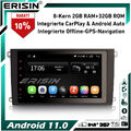 8-Kern Android 11 Autoradio GPS Navi für Porsche Cayenne DAB+ CarPlay SWC 4G IPS