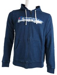Champion Herren Sweatjacke Full Zip Hooded blau (211521-S18-BV501)