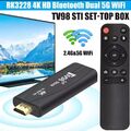 TV98 4K Ultra HD Android 12.1 Smart TV Stick 2.4G 5G WiFi TV Box Mediaplayer