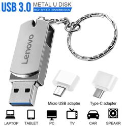 3in1 USB 3.0 U Disk Lenovo 256GB 512GB 1TB 2TB Speicherstick Flash Pen Drive