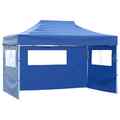 Pavillon 3x4,5 Wasserdicht Faltpavillon Pop-Up Pavilon mit 4 Seitenteilen