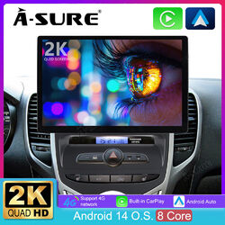 2K 13.1" Android 14 CarPlay Autoradio GPS RDS SWC FM Für Hyundai IX20 2010-2019