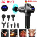 8 Köpfe Electric Massage Gun Massagepistole LCD Massager Muscle Massagegerät