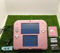 Nintendo 2DS rosa/weiß Bundle Ladegerät Stylus & 2 Spiele getestet Gamecase