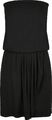 Urban Classics Damen Kleid Ladies Viscose Short Bandeau Dress  Black