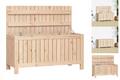 Gartentruhe 108x42,5x54 Cm Massivholz Kiefer Auflagenbox Kissenbox