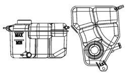 MAHLE Ausgleichsbehälter Kühlmittel BEHR CRT 133 000S für FORD FUSION FIESTA 5