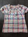 ESPRIT  Damen Bluse Tunika Shirt Top bunt rosa blau kariert  Gr.40/L