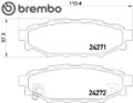 Brembo P78020 Bremsbelagsatz für Scheibenbremse Bremsbelagsatz 