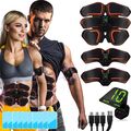 Wiederaufladbarer EMS Bauchmuskeltraining Trainer ABS Stimulator Toner Fitness