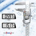 Digitaler Messschieber mit LCD, Schieblehre inkl. Batterien 0 ~150 mm Neu