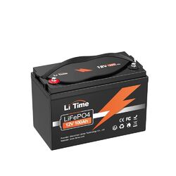 LiTime 12V 100Ah LiFePO4 Lithium Batterie für Solar Wohnmobil Boot - Gebraucht