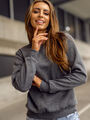 Sweatshirt Langarmshirt Pullover Pulli Unifarben Classic Sport Damen BOLF Basic