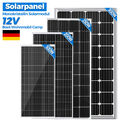 100W 120W 200W Solarpanel Solarmodul 12V Monokristallin Wohnmobil Camping Pumpen