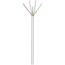 Goobay CAT 6 Netzwerk Installationskabel U/UTP LSOH 100m starr grau # 68466