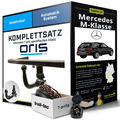 Anhängerkupplung ORIS abnehmbar für MERCEDES M-Klasse +E-Satz Kit (AHK+ES)