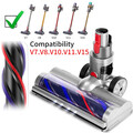 LED Elektro-Turbobürste Kompatibel Für-Dyson V7 V8 V10 V11 Softwalze Bodendüse