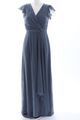 MARIE LUND COPENHAGEN Cocktailkleid Damen Gr. DE 38 graublau Elegant