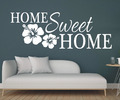 Wandtattoo Home Sweet Home Zuhause Flur Sticker Sprüche Wandaufkleber Bild