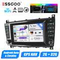 Android 13 Carplay Autoradio GPS NAV 2+32G Für Mercedes Benz C/CLC W203 CLK W209