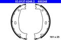 ATE Bremsbackensatz Feststellbremse 03.0137-0248.2 für BMW E36 Z3 3er Roadster