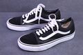 Vans Old Skool Unisex Sneaker Skaterschuhe schwarz weiß Gr. 39 Leder CH2-163