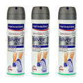 3x 150ml Hansaplast Foot Expert Silver Active Anti Transpirant Fußspray 48h Fuß