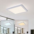 Schlafzimmerleuchte Deckenlampe Deckenleuchte Kristalleffekt CCT IP44 LED H 3 cm