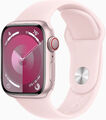 APPLE Watch S9 GPS + Cell 45 mm Alugehäuse Sportband Rosé MRML3QF/A B-Ware