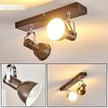 Decken Leuchte verstellbar Flur Küchen Strahler Wohn Raum Lampe 2flammig Vintage