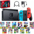 Nintendo Switch Konsole mit Joy-Con Top Spiele 🎮👾🕹️1a