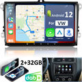 DAB+ 9" Android Autoradio Carplay GPS Für VW Golf 5 6 Polo 6R Touran Tiguan Navi