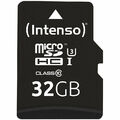 Intenso microSDHC-Speicherkarte UHS-I Professional, 32 GB, bis 90 MB/s, U3