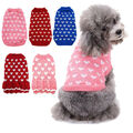 Kleiner Hundemantel Welpen Strickpullover Thermal Pullover Winter Katze Warme {