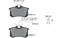 TEXTAR Bremsbelagsatz, Scheibenbremse 2355403 für FORD SEAT VW