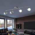 LED Decken Spot Leiste Stein Optik Strahler 4 flammig Wohn Ess Zimmer Leuchte