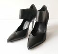 Högl Pumps Damen High Heels Stiletto Peep Toes Gr. EU 38,5 Leder wie Neu